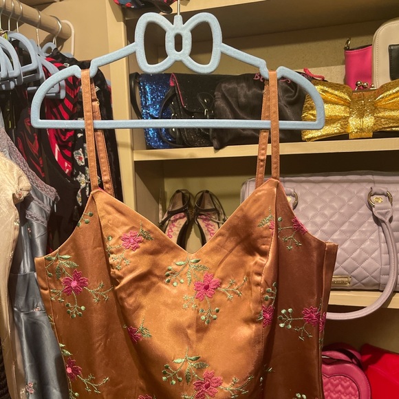 VTG Betsey Johnson Floral Embroidered dress - Picture 2 of 4